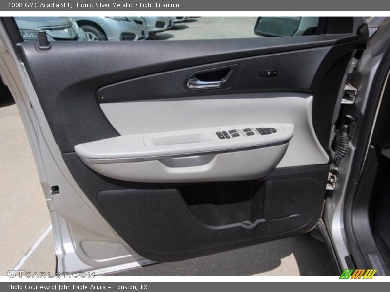 Liquid Silver Metallic / Light Titanium 2008 GMC Acadia SLT