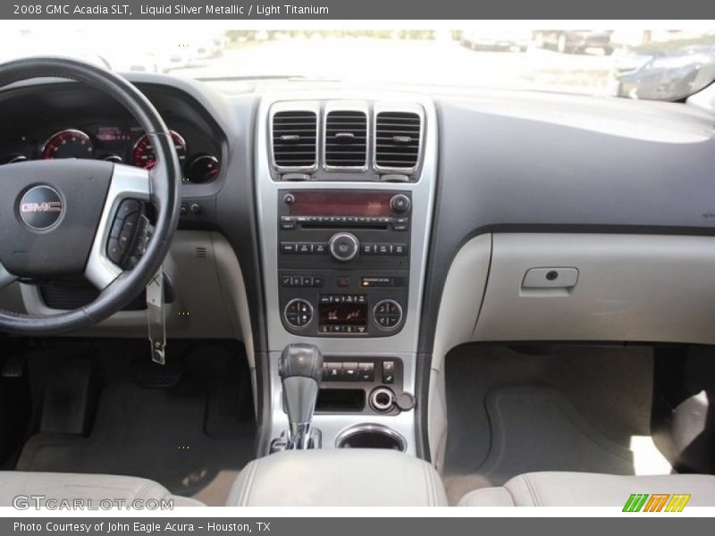 Liquid Silver Metallic / Light Titanium 2008 GMC Acadia SLT