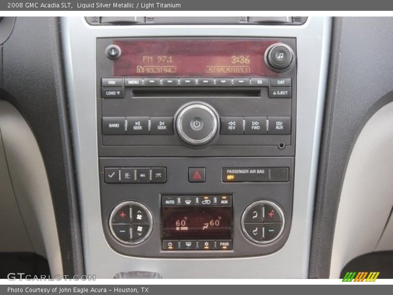 Liquid Silver Metallic / Light Titanium 2008 GMC Acadia SLT
