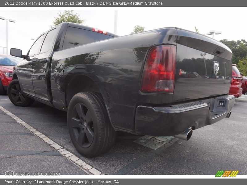 Black / Dark Slate Gray/Medium Graystone 2012 Dodge Ram 1500 Express Quad Cab