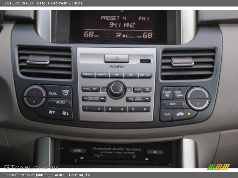 Basque Red Pearl / Taupe 2011 Acura RDX