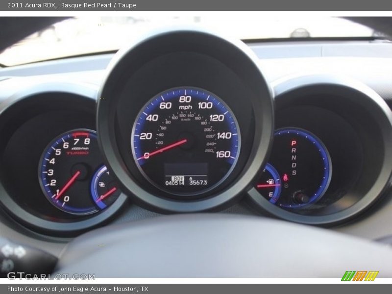 Basque Red Pearl / Taupe 2011 Acura RDX