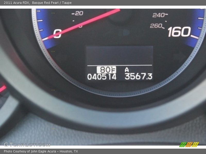 Basque Red Pearl / Taupe 2011 Acura RDX