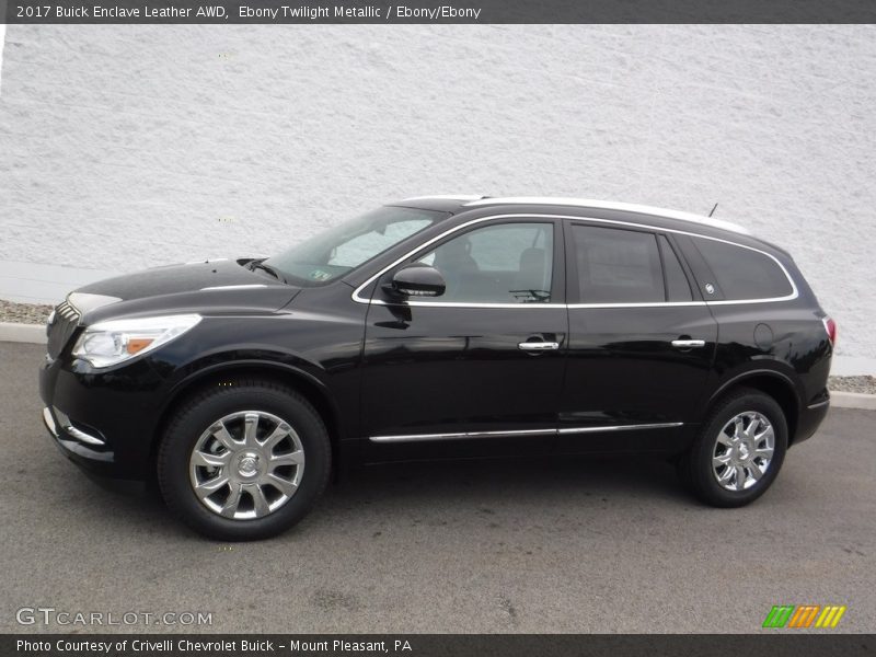 Ebony Twilight Metallic / Ebony/Ebony 2017 Buick Enclave Leather AWD