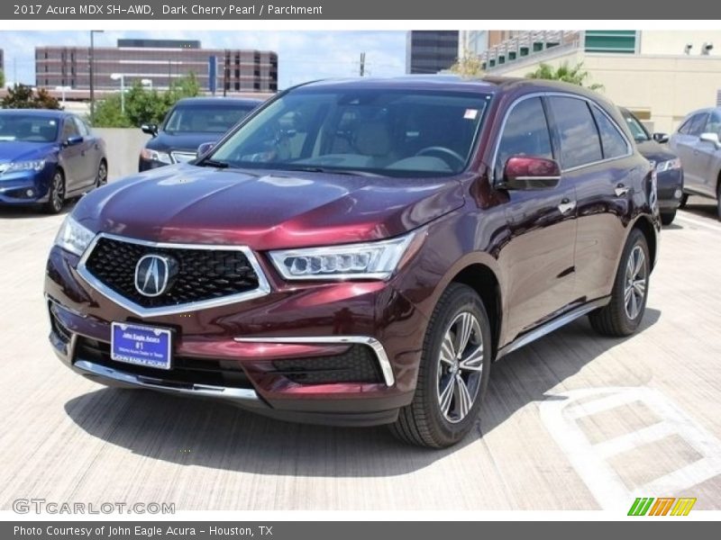 Dark Cherry Pearl / Parchment 2017 Acura MDX SH-AWD