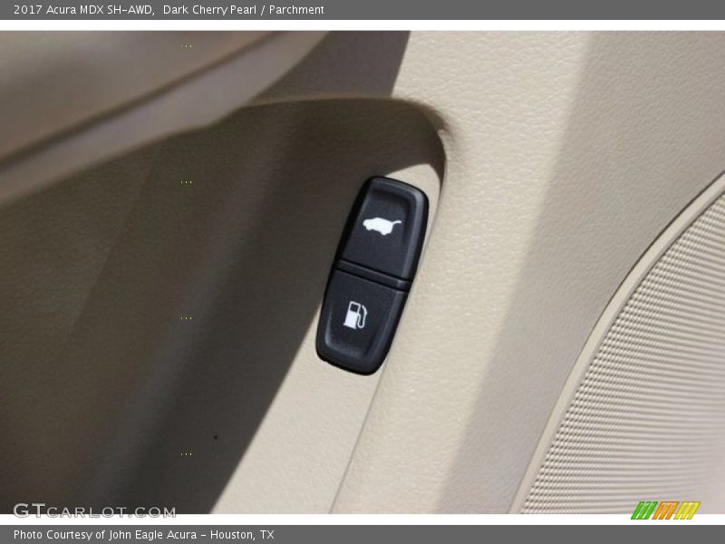 Dark Cherry Pearl / Parchment 2017 Acura MDX SH-AWD