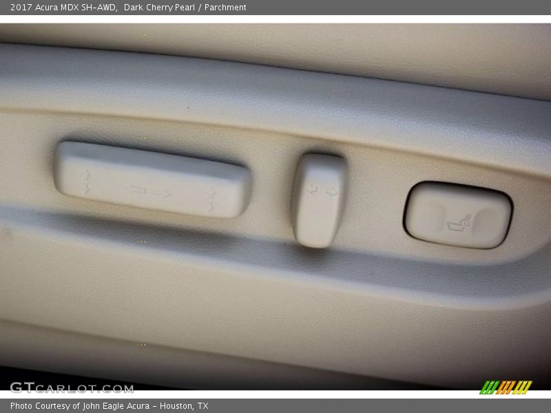 Dark Cherry Pearl / Parchment 2017 Acura MDX SH-AWD