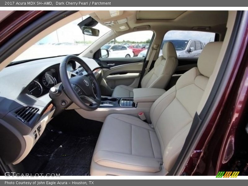 Front Seat of 2017 MDX SH-AWD