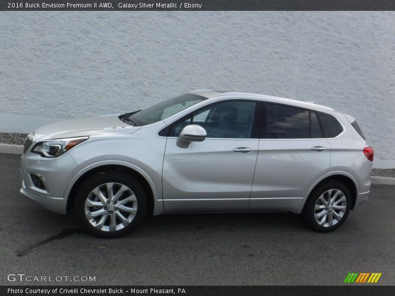 Galaxy Silver Metallic / Ebony 2016 Buick Envision Premium II AWD
