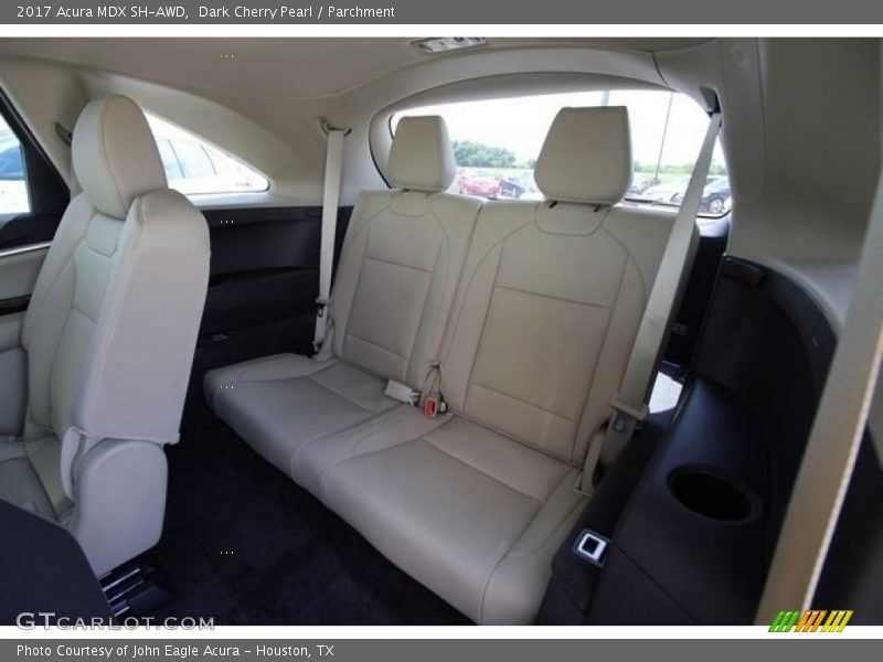Dark Cherry Pearl / Parchment 2017 Acura MDX SH-AWD