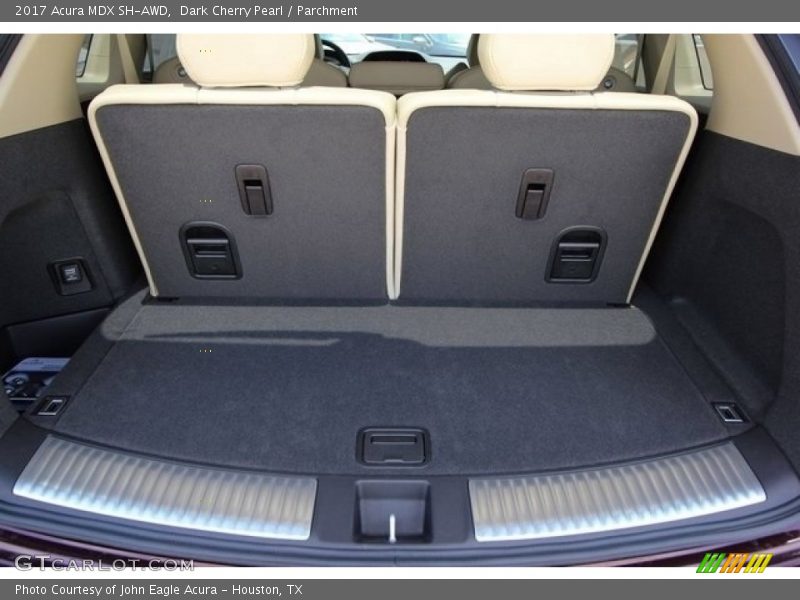 Dark Cherry Pearl / Parchment 2017 Acura MDX SH-AWD