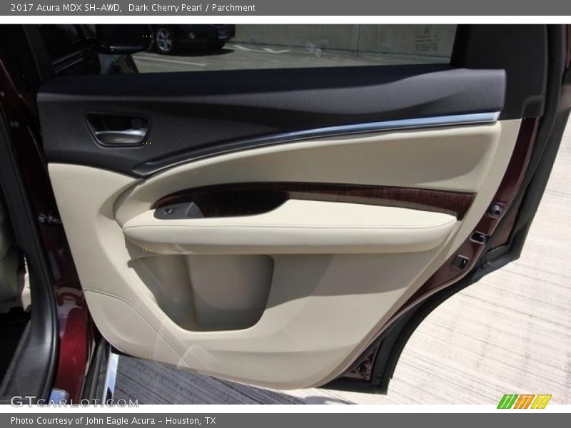 Dark Cherry Pearl / Parchment 2017 Acura MDX SH-AWD