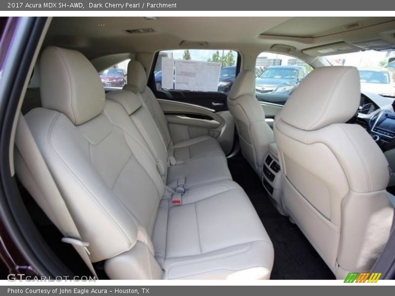 Dark Cherry Pearl / Parchment 2017 Acura MDX SH-AWD