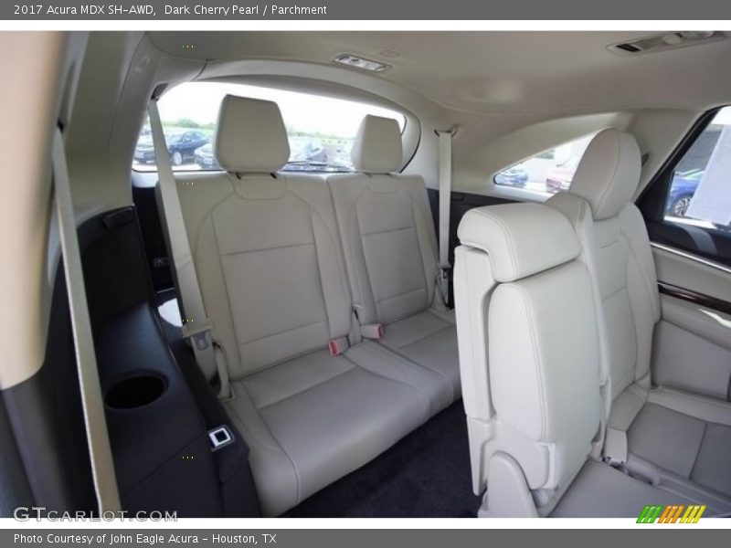 Dark Cherry Pearl / Parchment 2017 Acura MDX SH-AWD