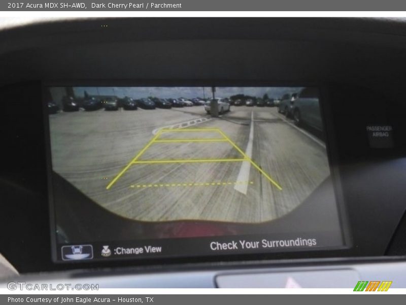 Dark Cherry Pearl / Parchment 2017 Acura MDX SH-AWD