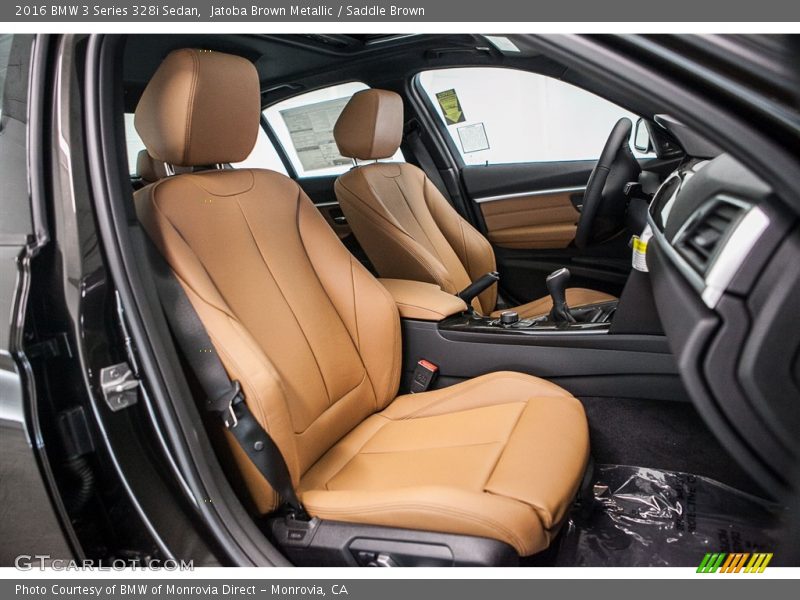  2016 3 Series 328i Sedan Saddle Brown Interior