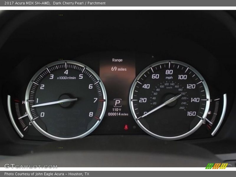 Dark Cherry Pearl / Parchment 2017 Acura MDX SH-AWD