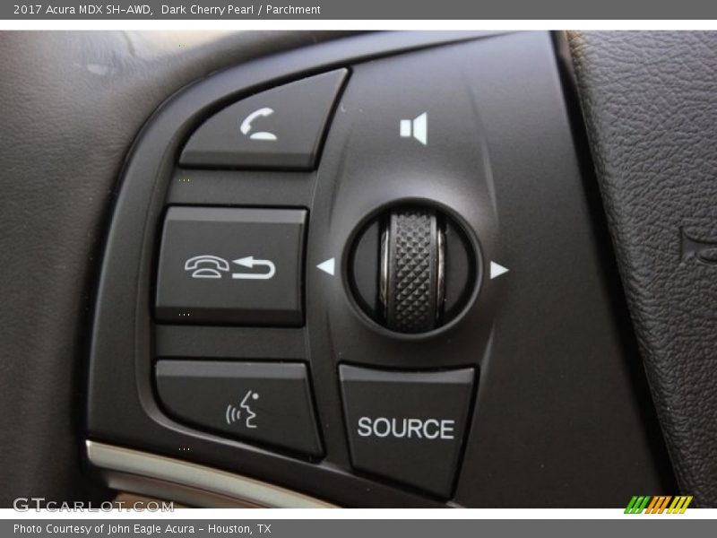 Dark Cherry Pearl / Parchment 2017 Acura MDX SH-AWD