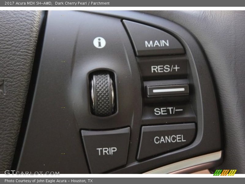 Dark Cherry Pearl / Parchment 2017 Acura MDX SH-AWD