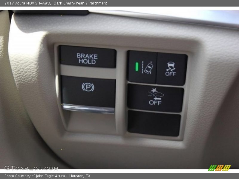 Dark Cherry Pearl / Parchment 2017 Acura MDX SH-AWD
