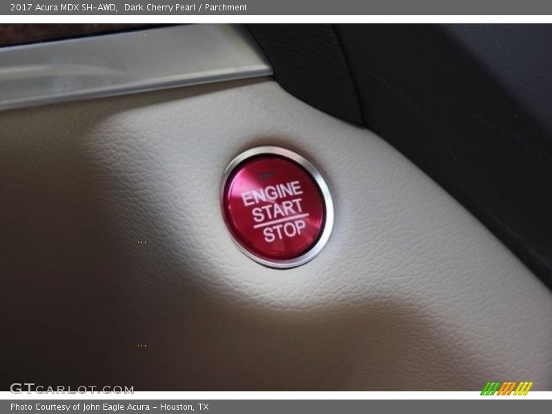 Dark Cherry Pearl / Parchment 2017 Acura MDX SH-AWD