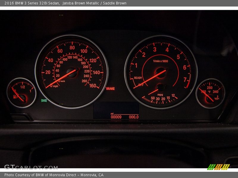  2016 3 Series 328i Sedan 328i Sedan Gauges