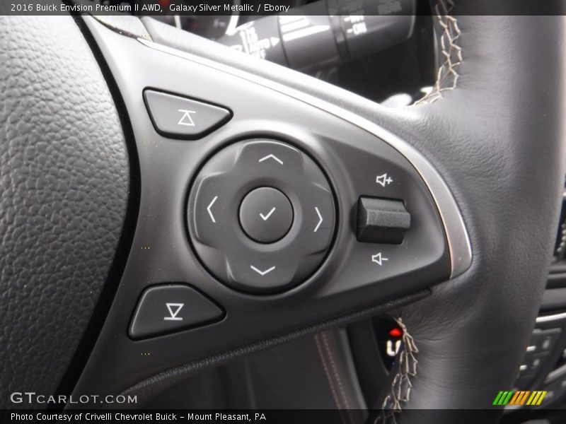 Galaxy Silver Metallic / Ebony 2016 Buick Envision Premium II AWD
