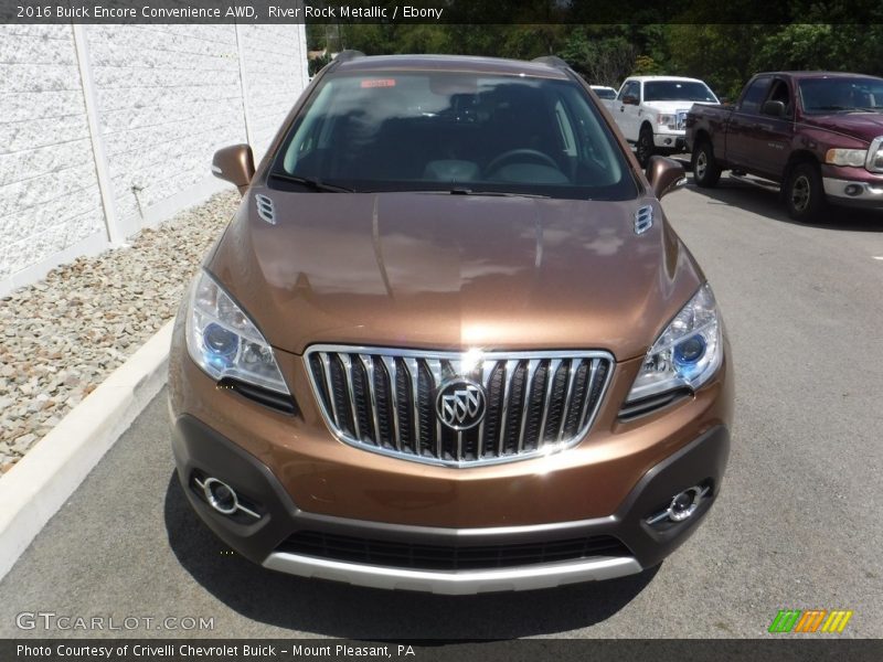 River Rock Metallic / Ebony 2016 Buick Encore Convenience AWD