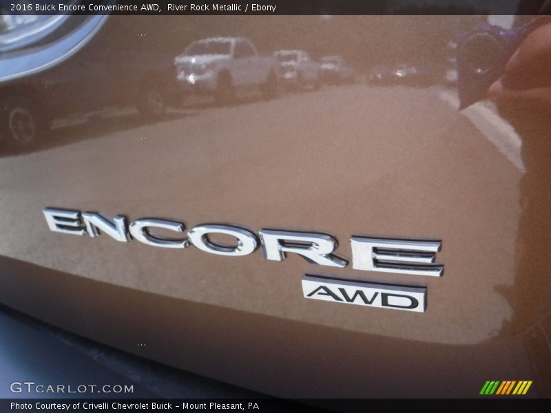 River Rock Metallic / Ebony 2016 Buick Encore Convenience AWD