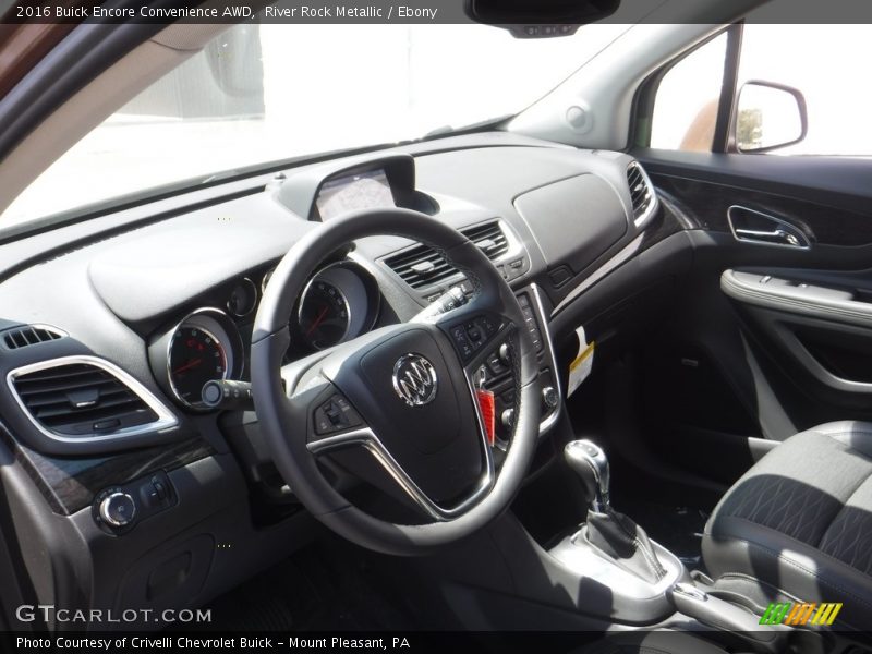 River Rock Metallic / Ebony 2016 Buick Encore Convenience AWD