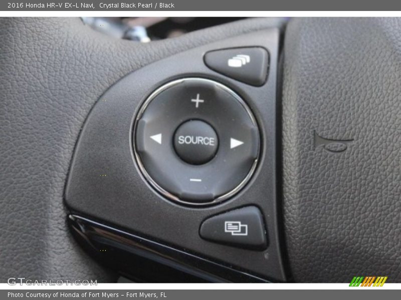 Crystal Black Pearl / Black 2016 Honda HR-V EX-L Navi