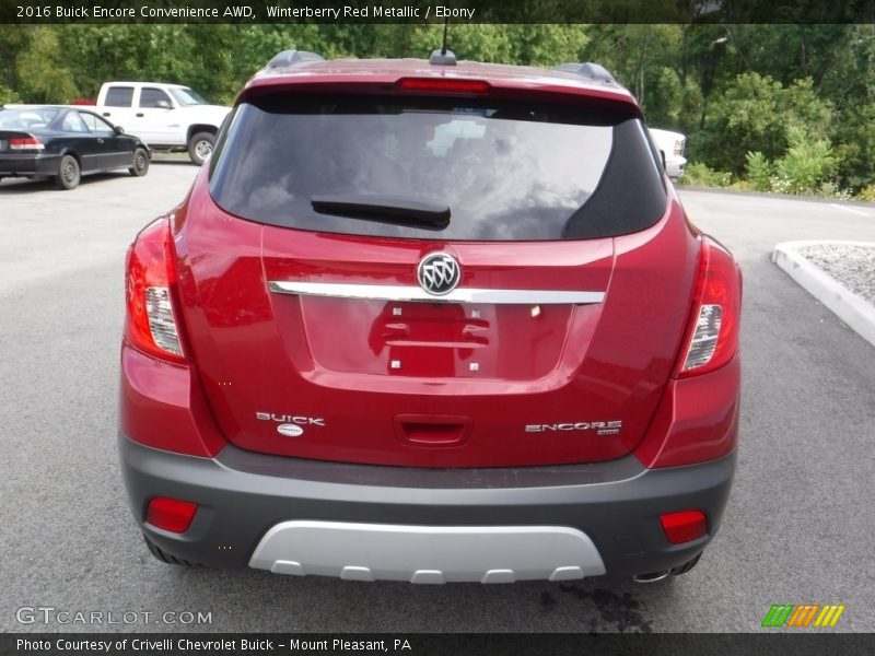Winterberry Red Metallic / Ebony 2016 Buick Encore Convenience AWD