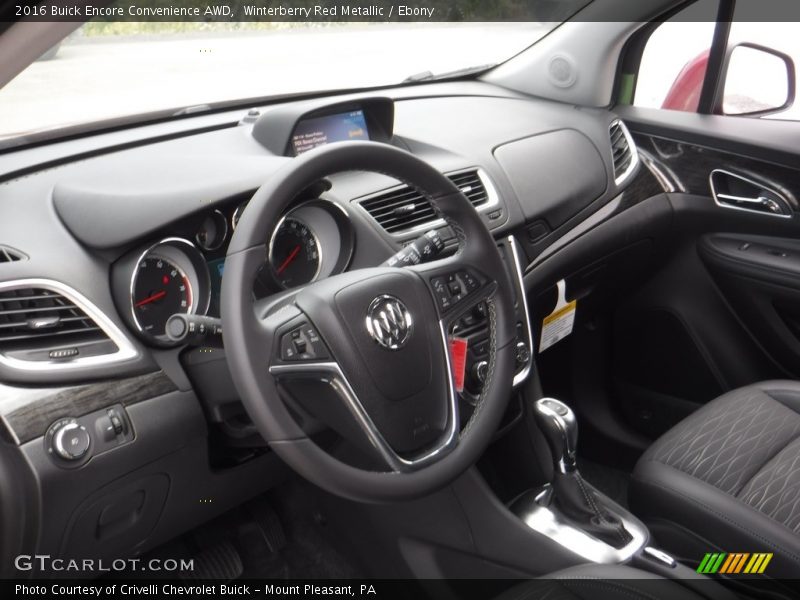 Winterberry Red Metallic / Ebony 2016 Buick Encore Convenience AWD