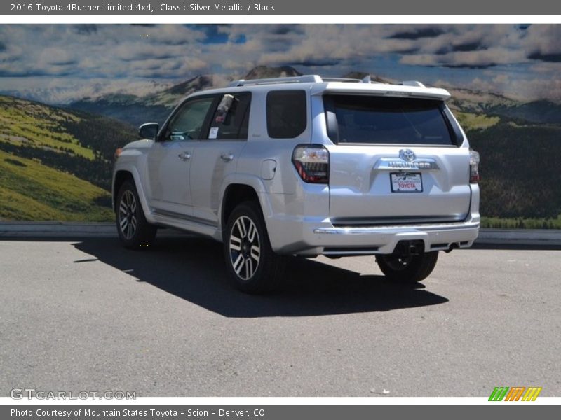 Classic Silver Metallic / Black 2016 Toyota 4Runner Limited 4x4