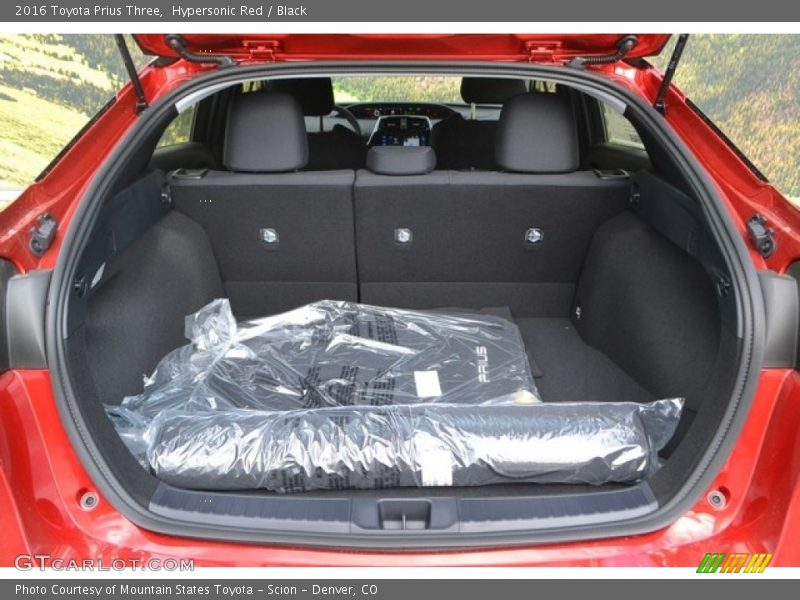 Hypersonic Red / Black 2016 Toyota Prius Three