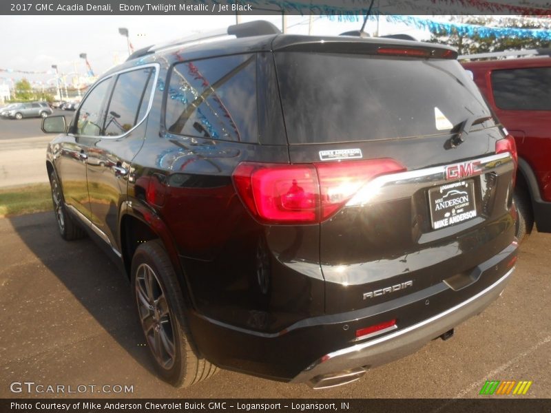 Ebony Twilight Metallic / Jet Black 2017 GMC Acadia Denali