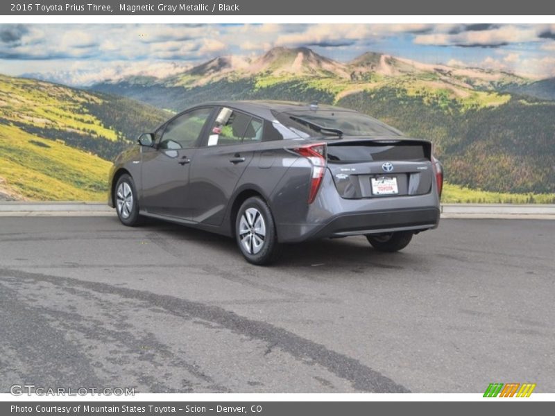 Magnetic Gray Metallic / Black 2016 Toyota Prius Three
