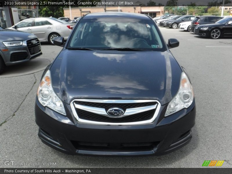 Graphite Gray Metallic / Off Black 2010 Subaru Legacy 2.5i Premium Sedan