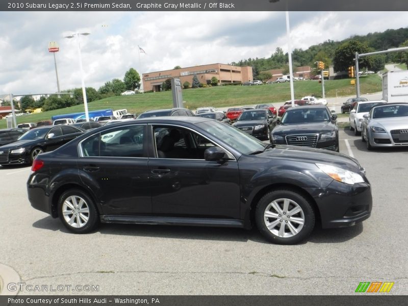 Graphite Gray Metallic / Off Black 2010 Subaru Legacy 2.5i Premium Sedan