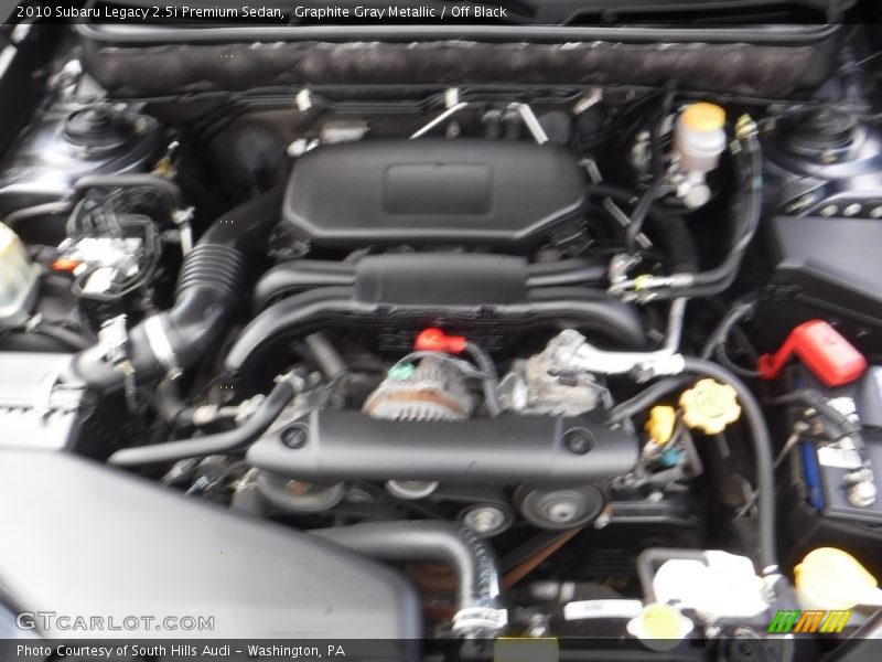 Graphite Gray Metallic / Off Black 2010 Subaru Legacy 2.5i Premium Sedan