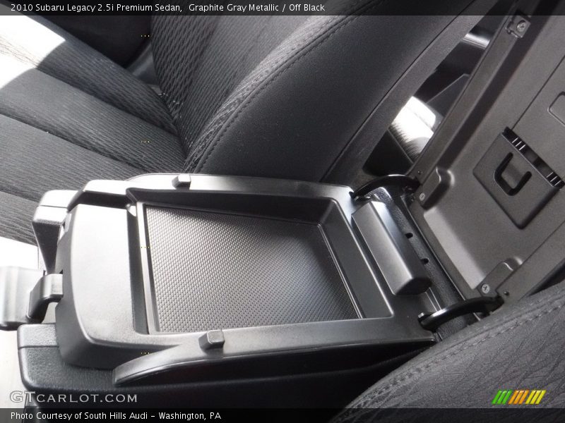 Graphite Gray Metallic / Off Black 2010 Subaru Legacy 2.5i Premium Sedan