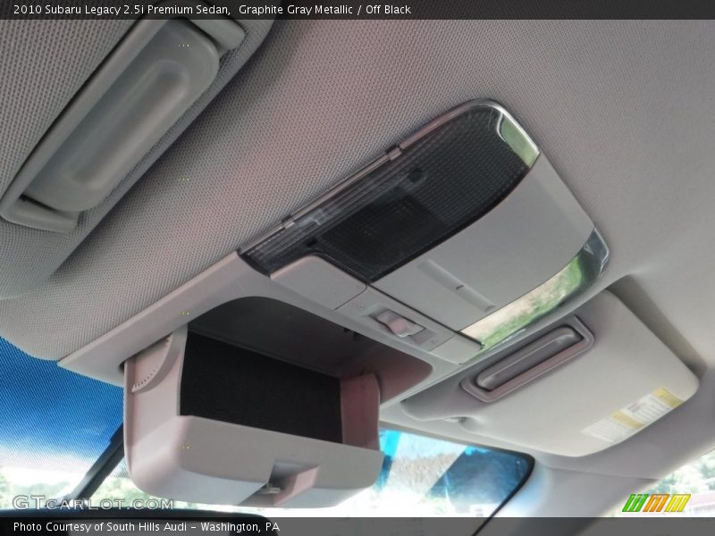 Graphite Gray Metallic / Off Black 2010 Subaru Legacy 2.5i Premium Sedan