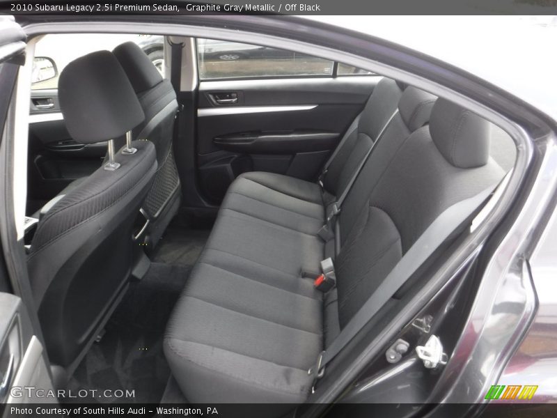 Graphite Gray Metallic / Off Black 2010 Subaru Legacy 2.5i Premium Sedan