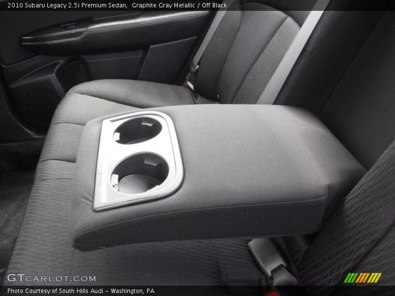 Graphite Gray Metallic / Off Black 2010 Subaru Legacy 2.5i Premium Sedan