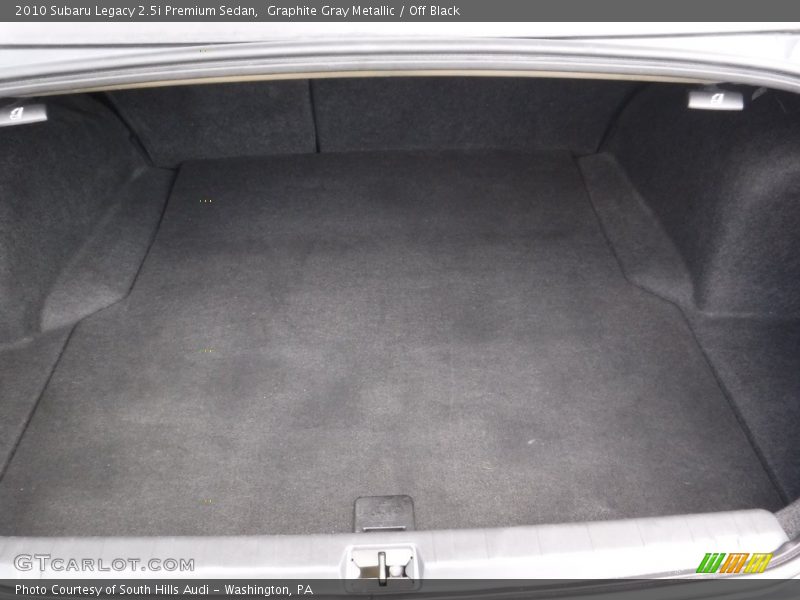 Graphite Gray Metallic / Off Black 2010 Subaru Legacy 2.5i Premium Sedan