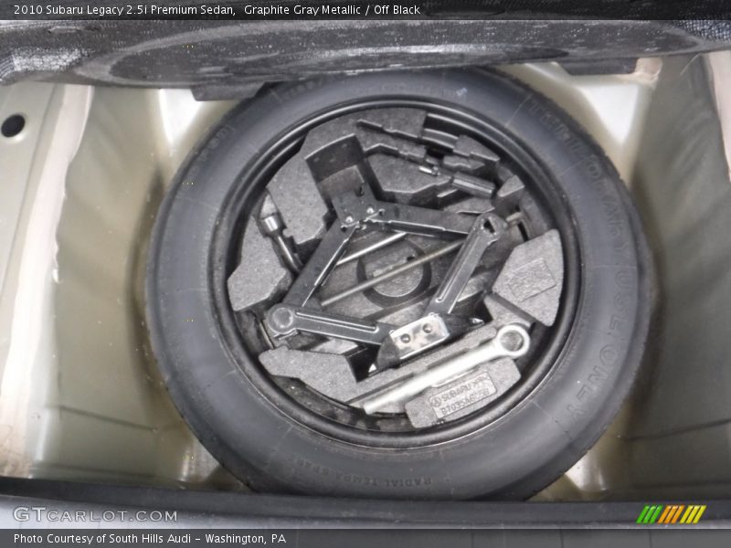 Graphite Gray Metallic / Off Black 2010 Subaru Legacy 2.5i Premium Sedan