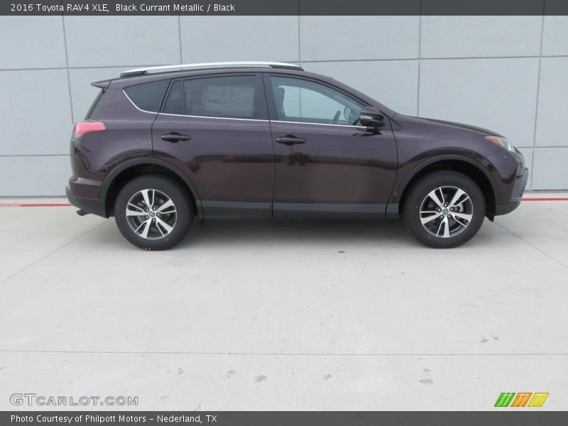 Black Currant Metallic / Black 2016 Toyota RAV4 XLE
