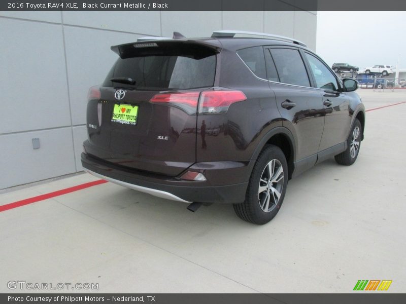 Black Currant Metallic / Black 2016 Toyota RAV4 XLE