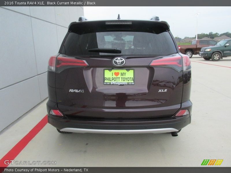 Black Currant Metallic / Black 2016 Toyota RAV4 XLE