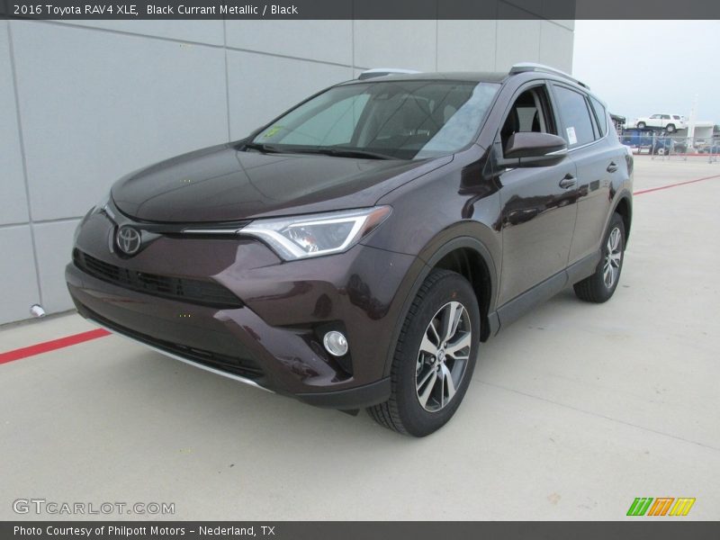 Black Currant Metallic / Black 2016 Toyota RAV4 XLE